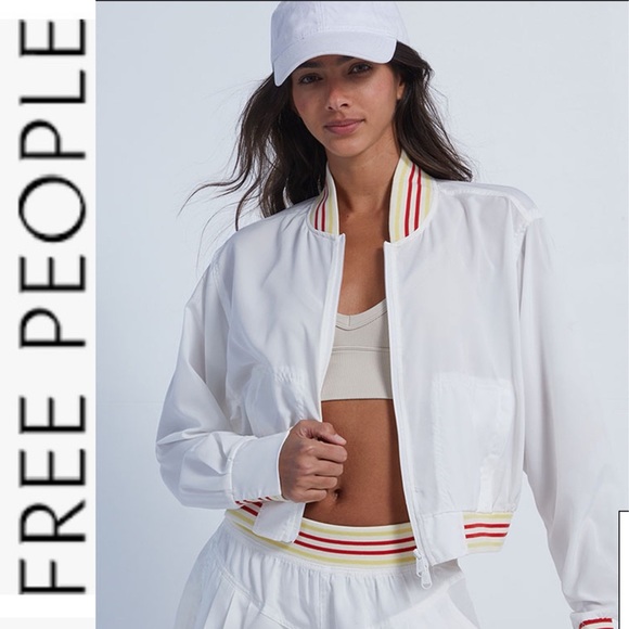 FP Movement by Free People Jackets & Blazers - NWT Free People Movement Top Seed Cropped Retro Zip Up Jacket xs
